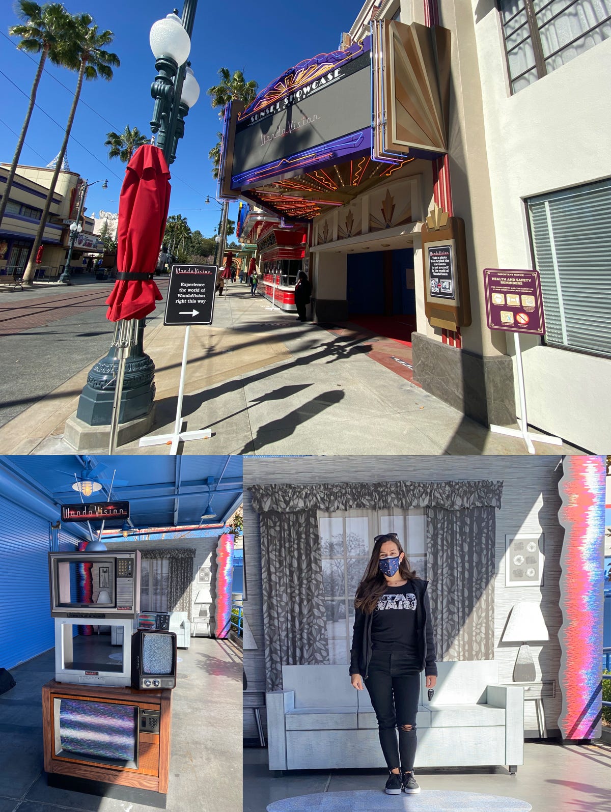wandavision photo opp disneyland california adventure