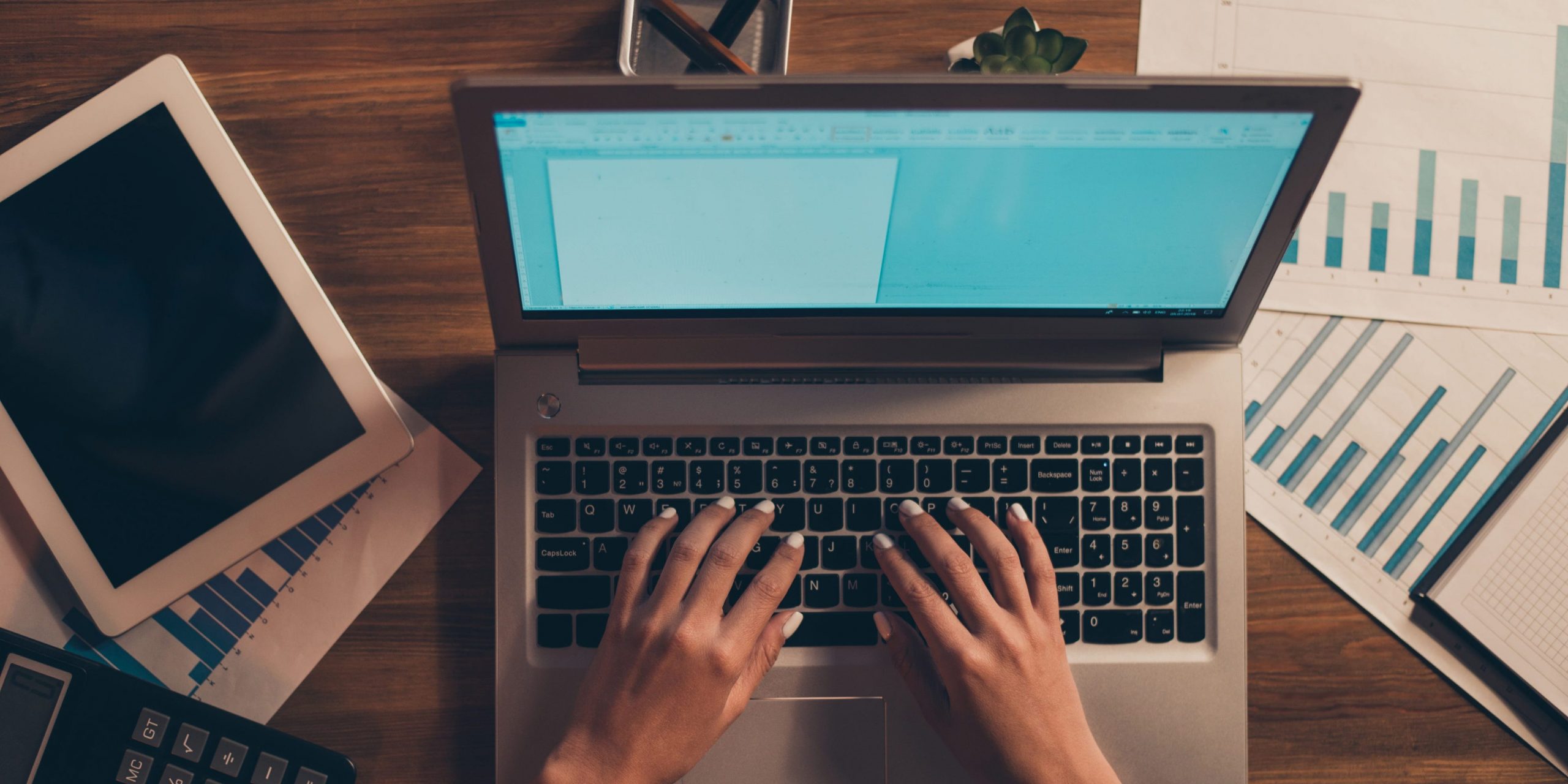 typing in document
