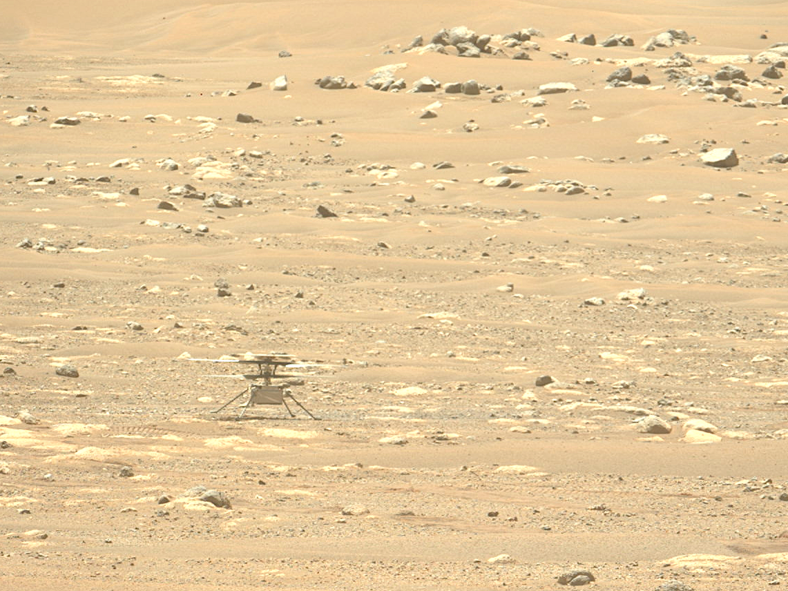 ingenuity helicopter mars fourth flight perseverance rover