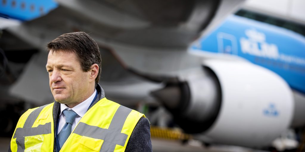 KLM-topman Pieter Elbers.