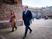 Minister van Sociale Zaken en Werkgelegenheid Wouter Koolmees (D66) op 15 april 2021 op het Binnenhof.
