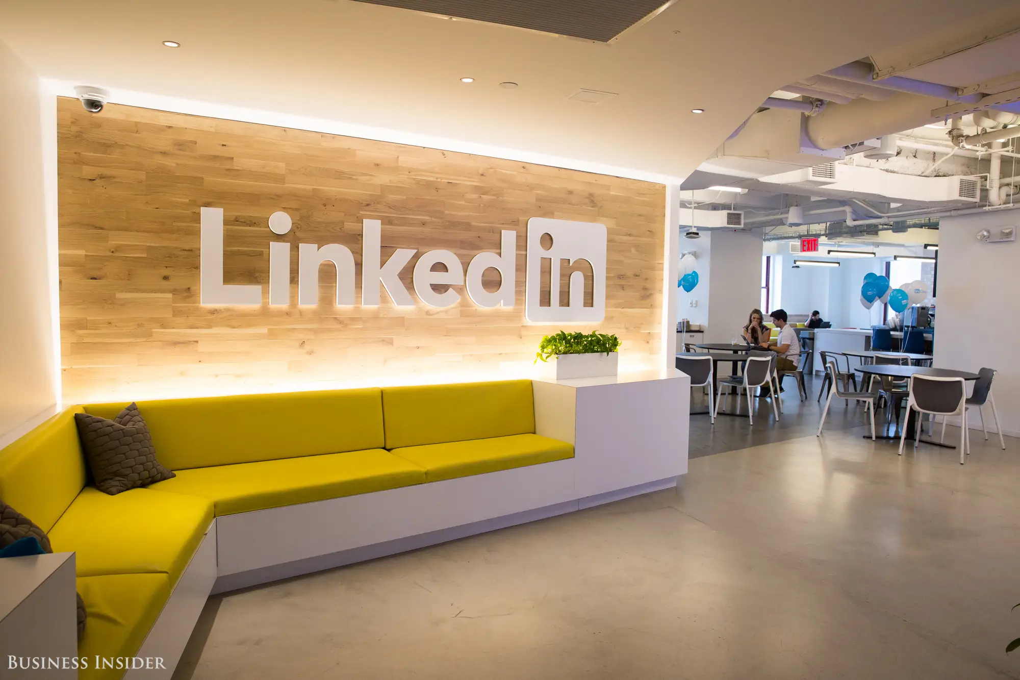 Het kantoor van LinkedIn in New York.