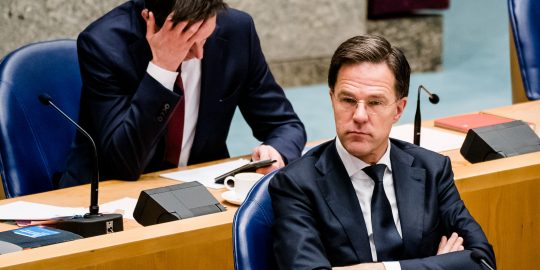 Wopke Hoekstra en Mark Rutte