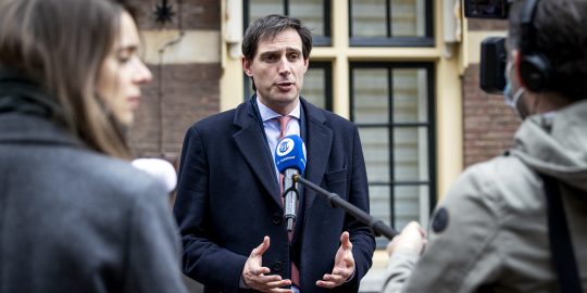 Wopke Hoekstra, ministre des Finances sortant.