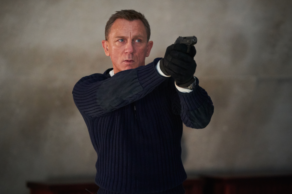 Daniel Craig as James Bond in "No Time to Die".