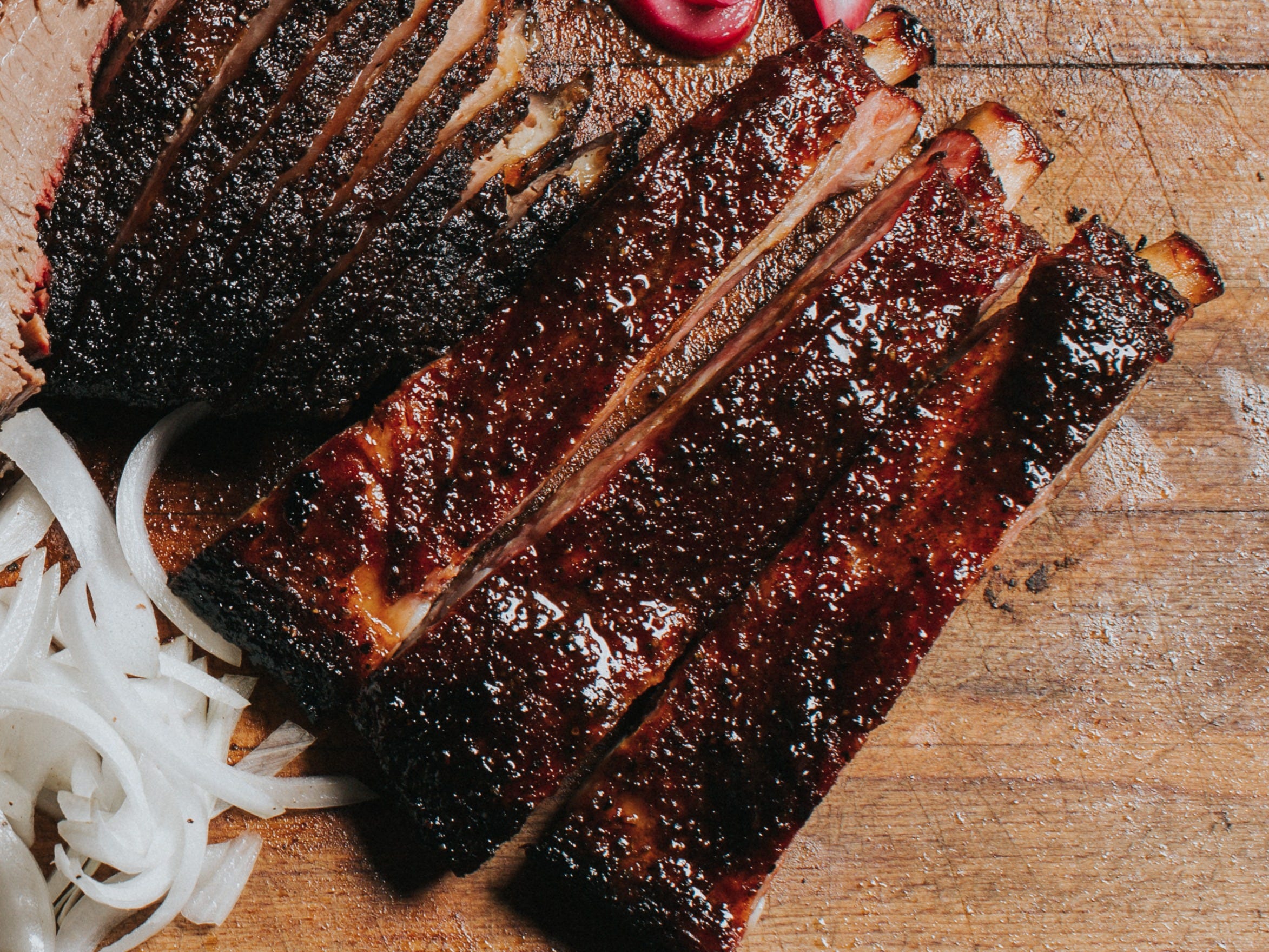 BarbecuePlatter3 horn barbecue