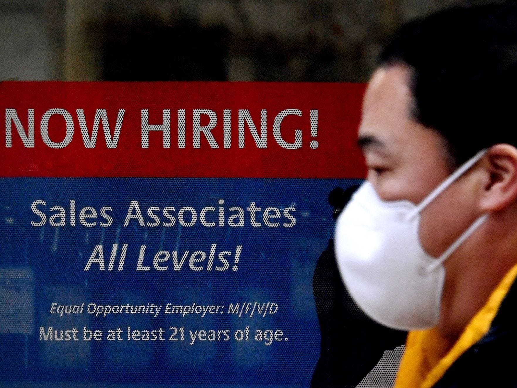 hiring sign coronavirus