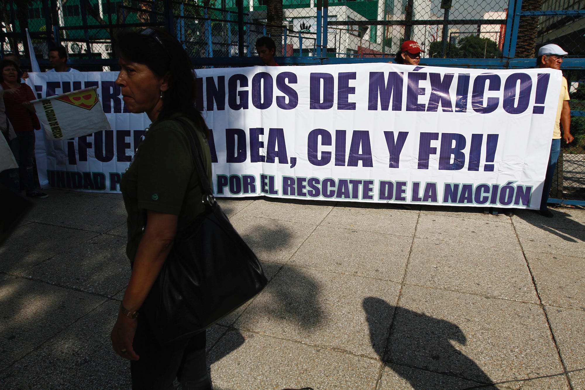 Mexico protest FBI DEA CIA