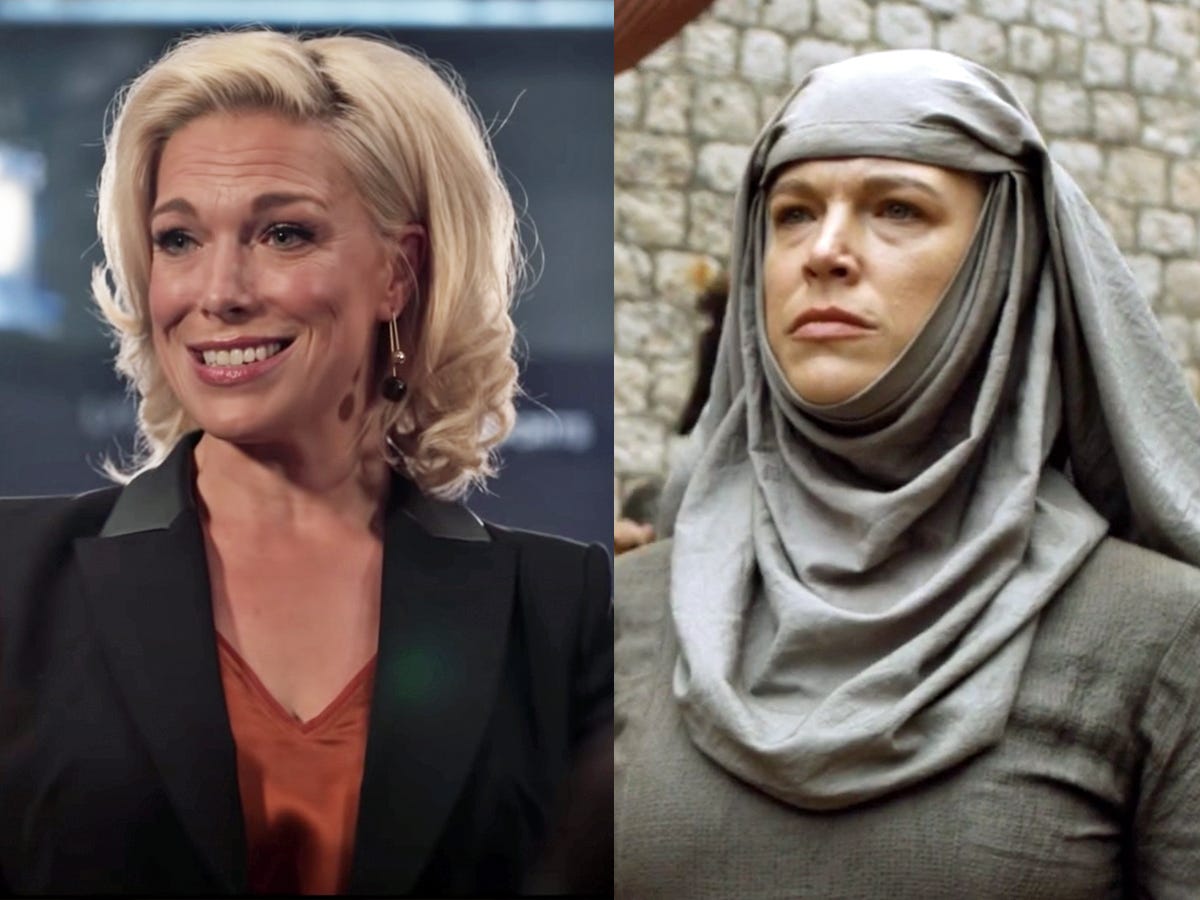 Hannah Waddingham Septa Unella Game of Thrones Rebecca Ted Lasso HBO Apple TV reverse 