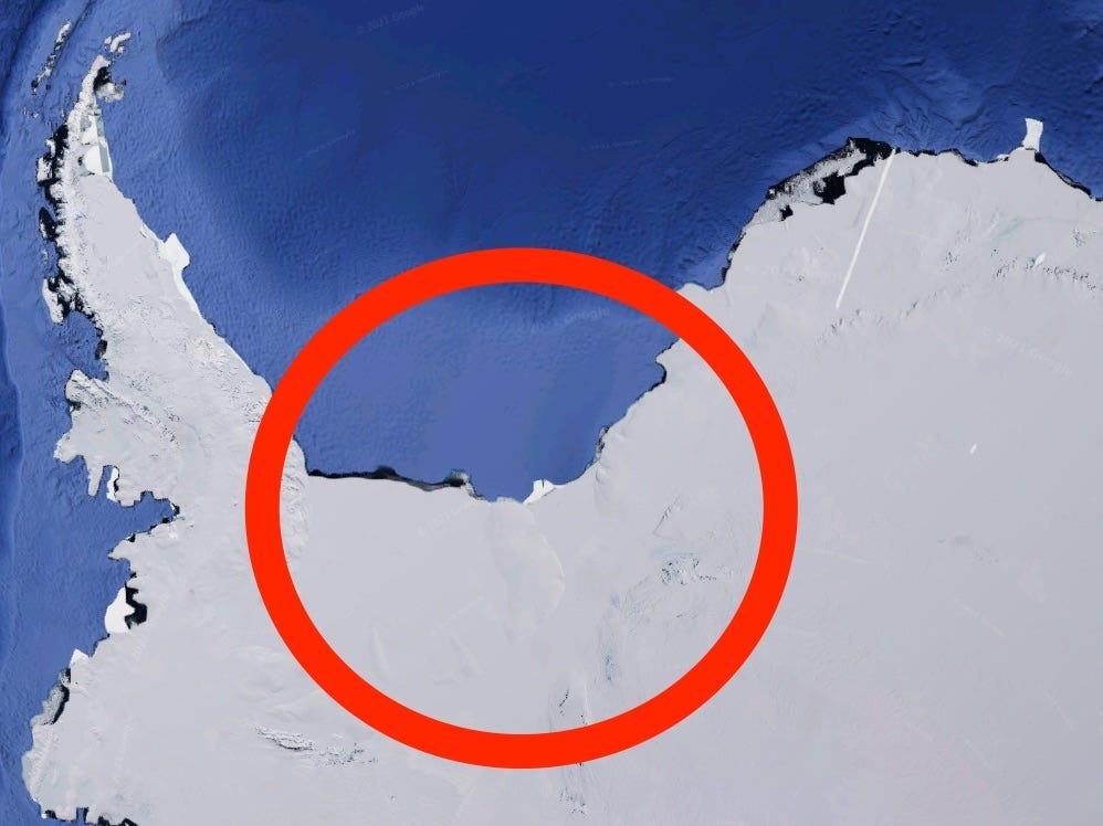 Filchner Ronne Ice Shelf, Antartica