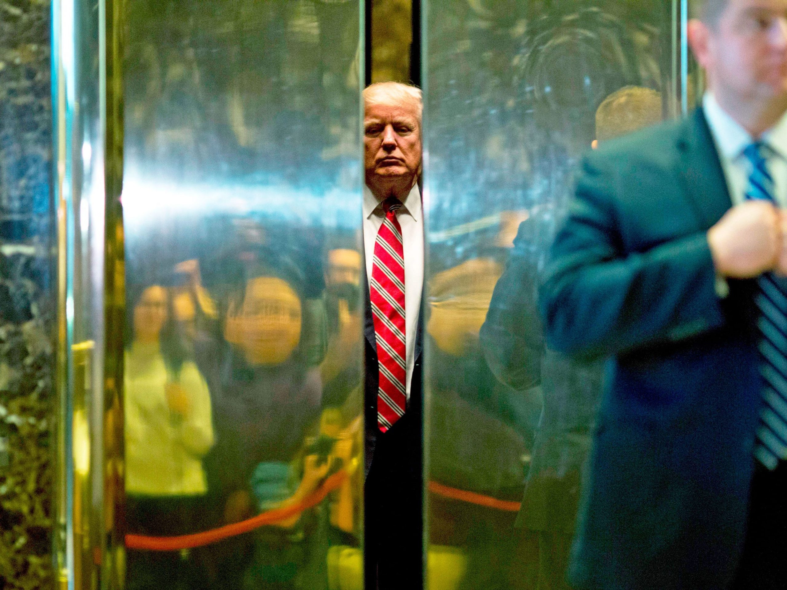 donald trump tower elevator