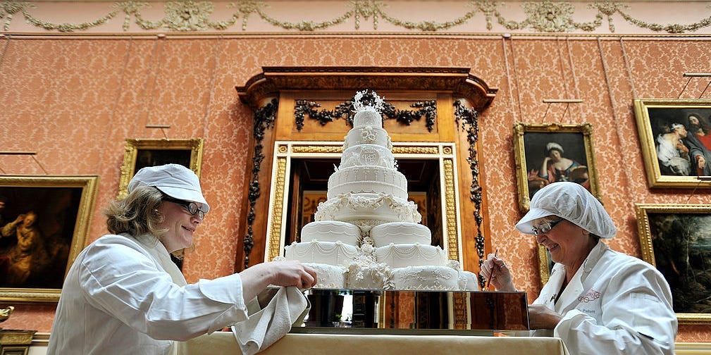 prince william kate middleton wedding cake