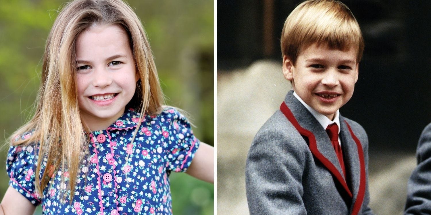 princess charlotte turns 6 resembles dad prince william