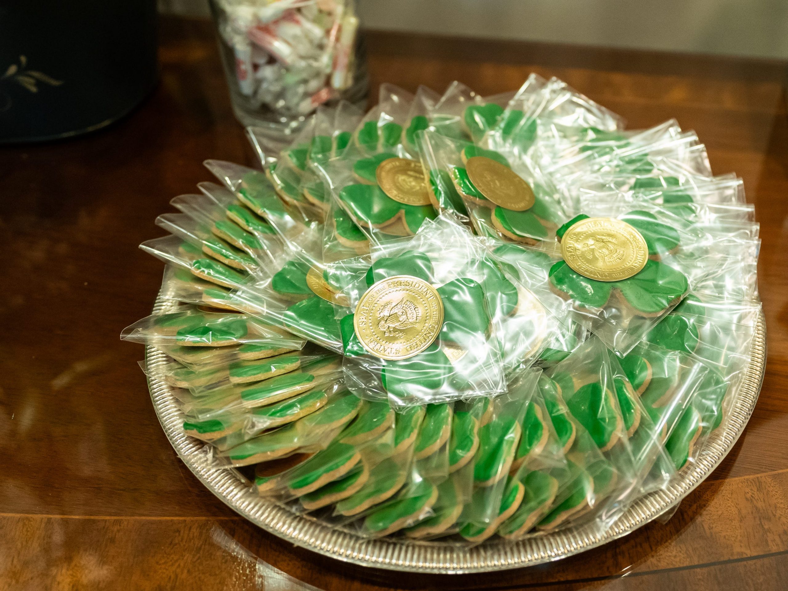 Shamrock Cookies at the White House