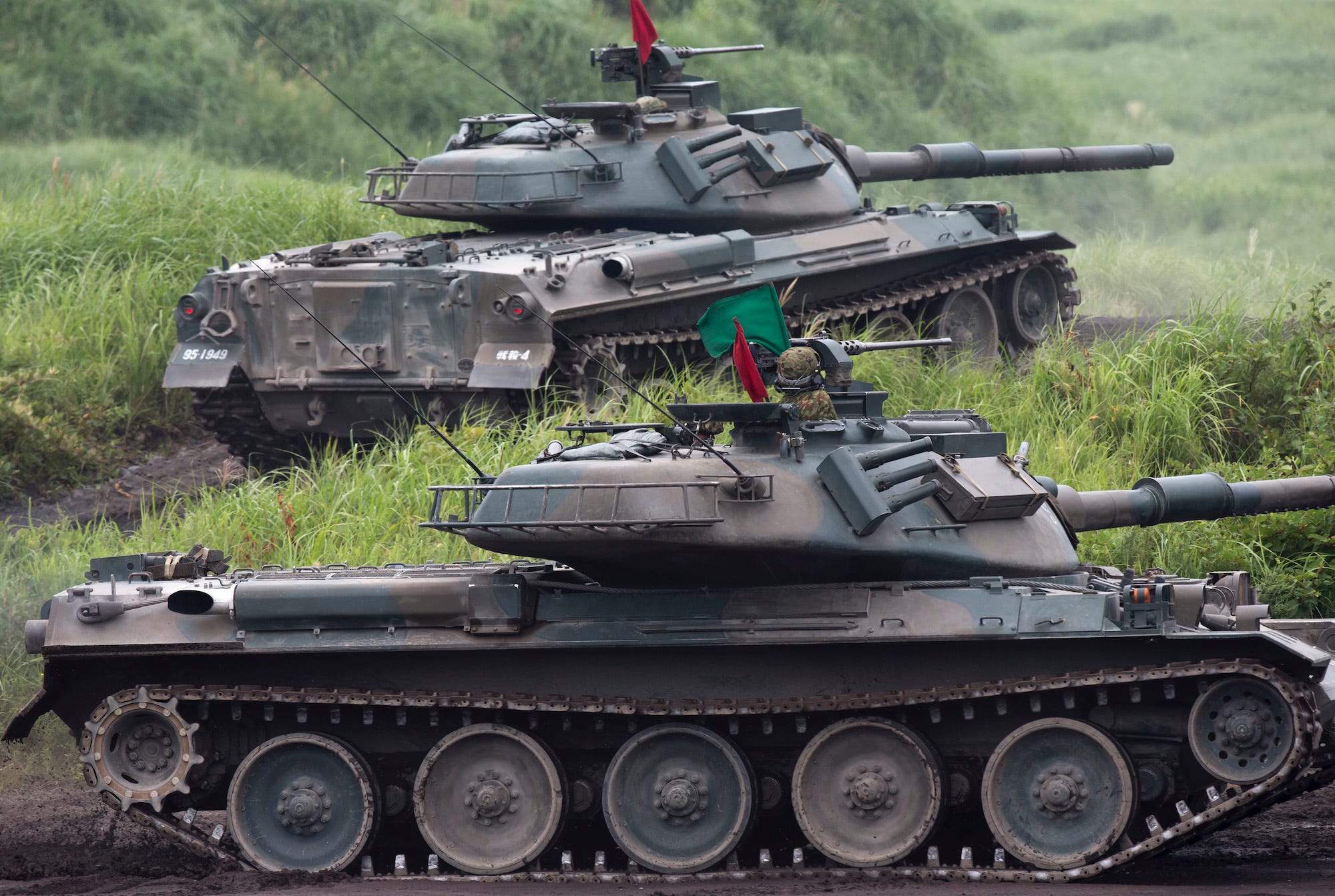 Japan Self-Defense Force Type 74 tank