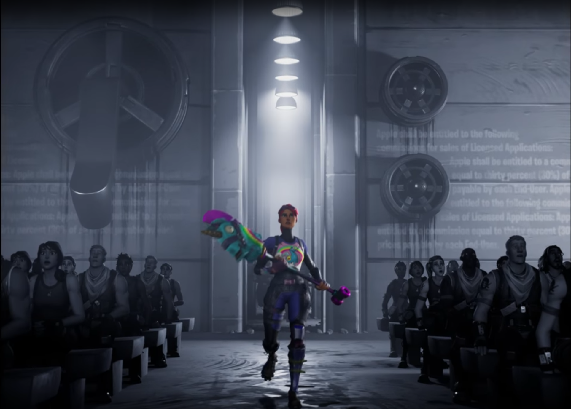 Fortnite Apple ad parody