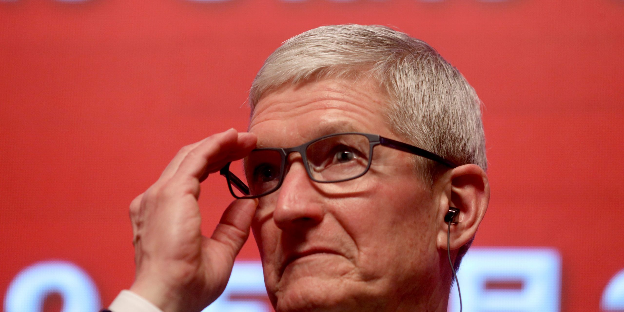 Apple CEO Tim Cook in China, March 2019