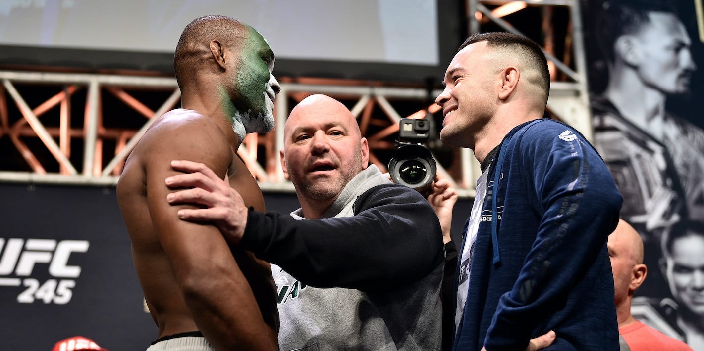 Kamaru Usman and Colby Covington