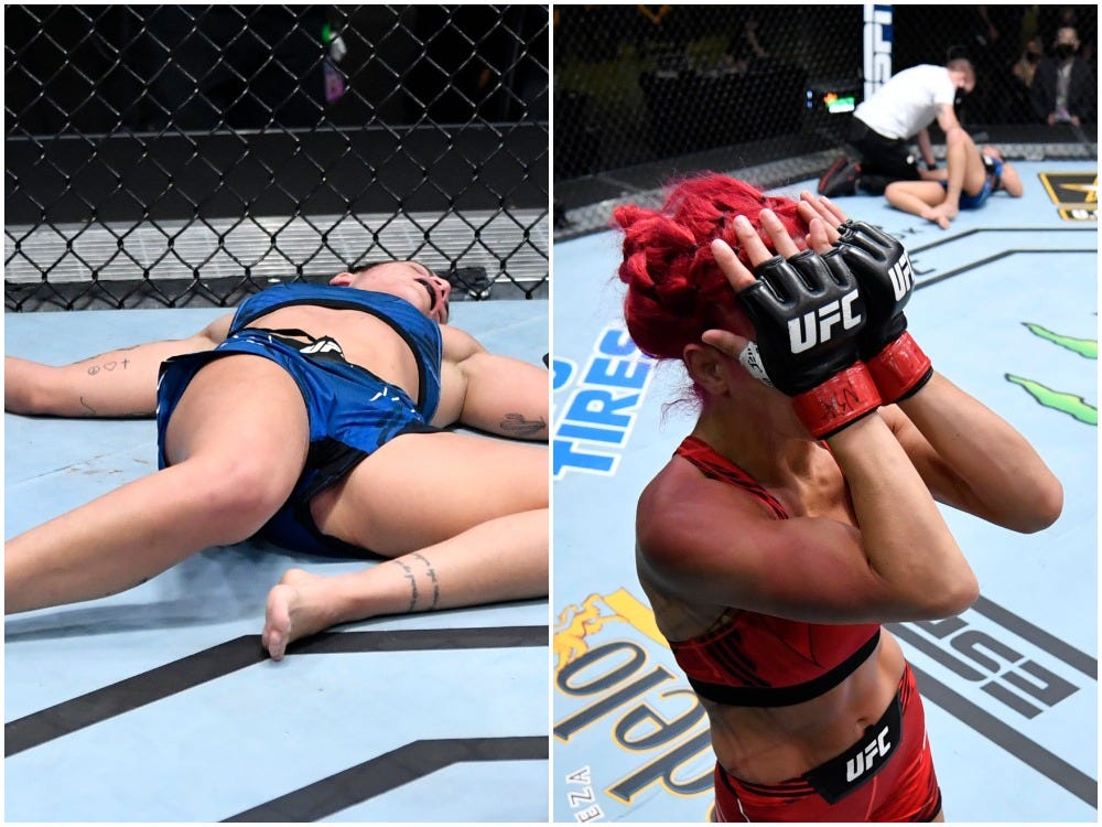 Randa Markos and Luana Pinheiro UFC