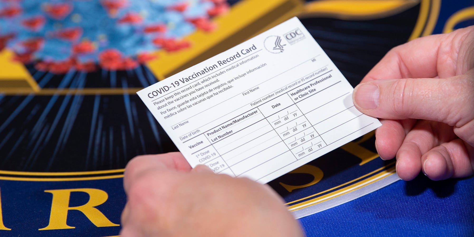 COVID-19 vaccine record card