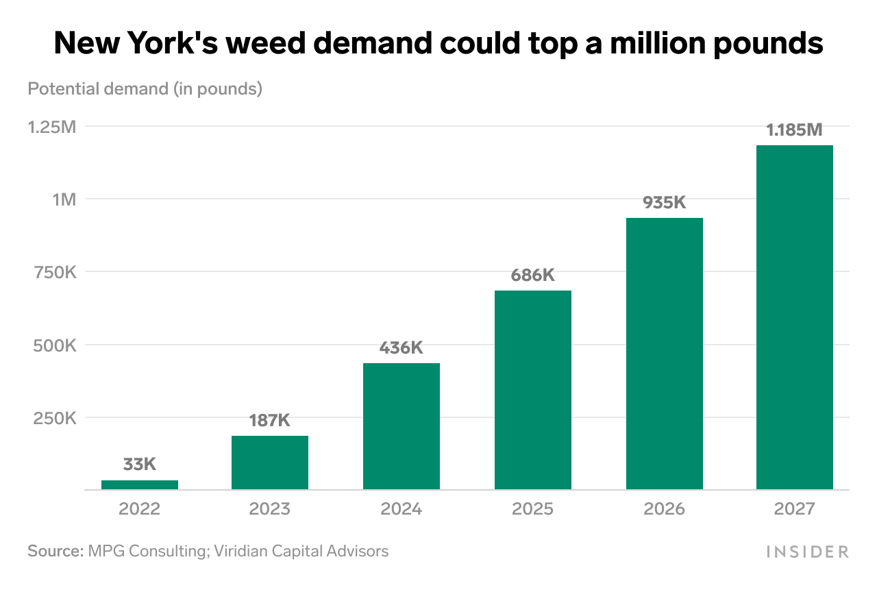 NY weed demand newsletter