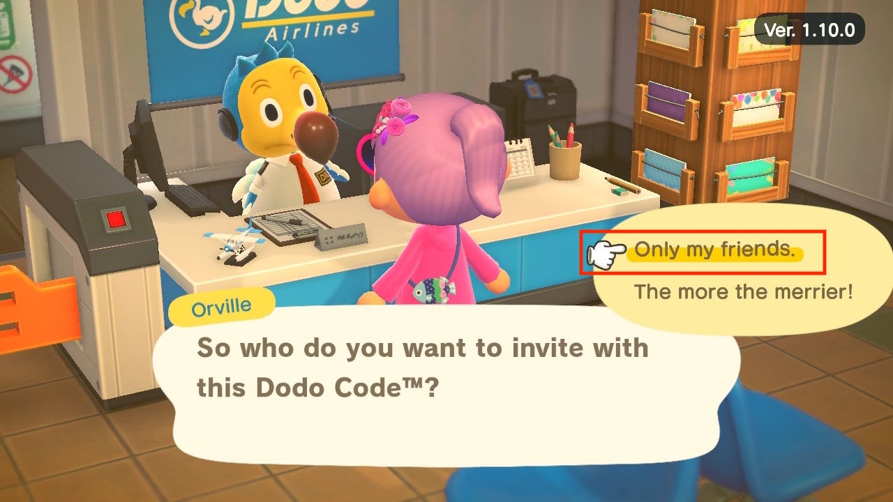 visit a friends island animal crossing