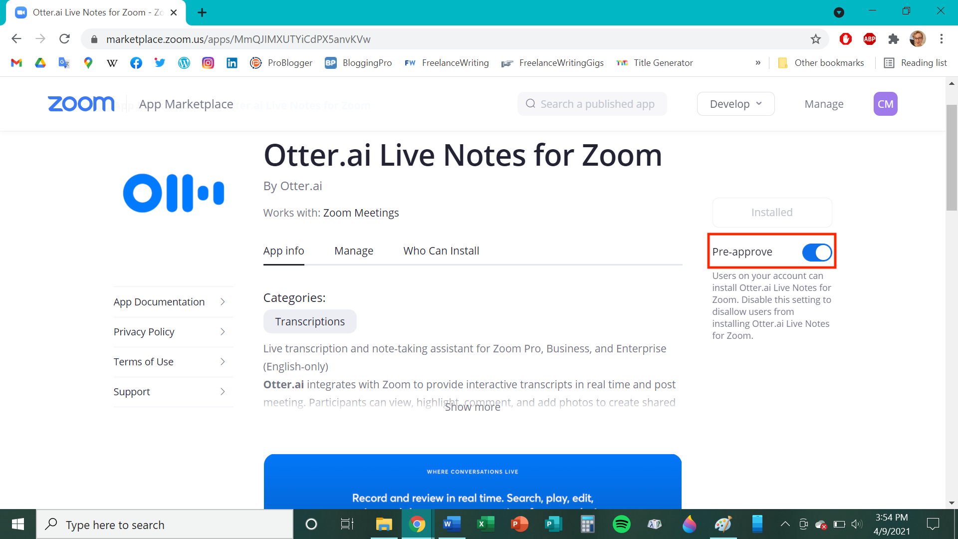 How to connect Zoom to Otter.ai 15