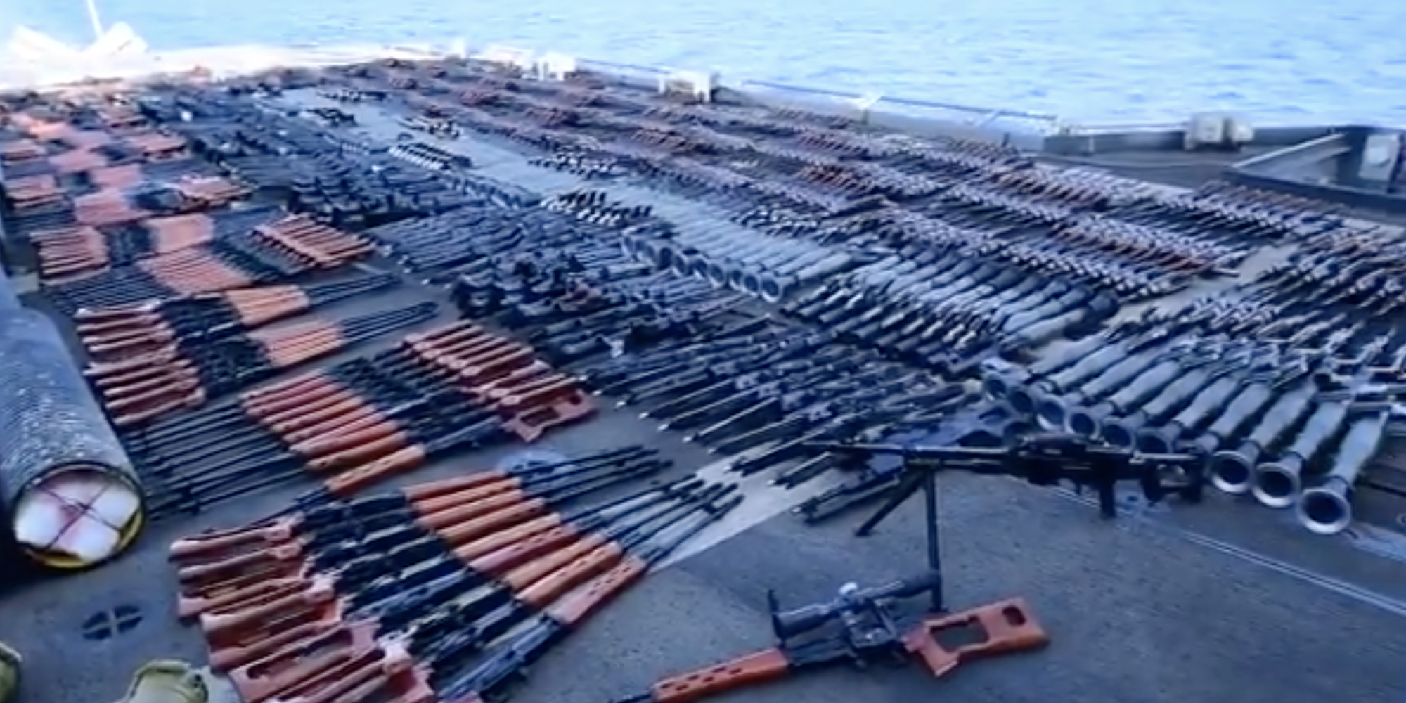 US Navy haul
