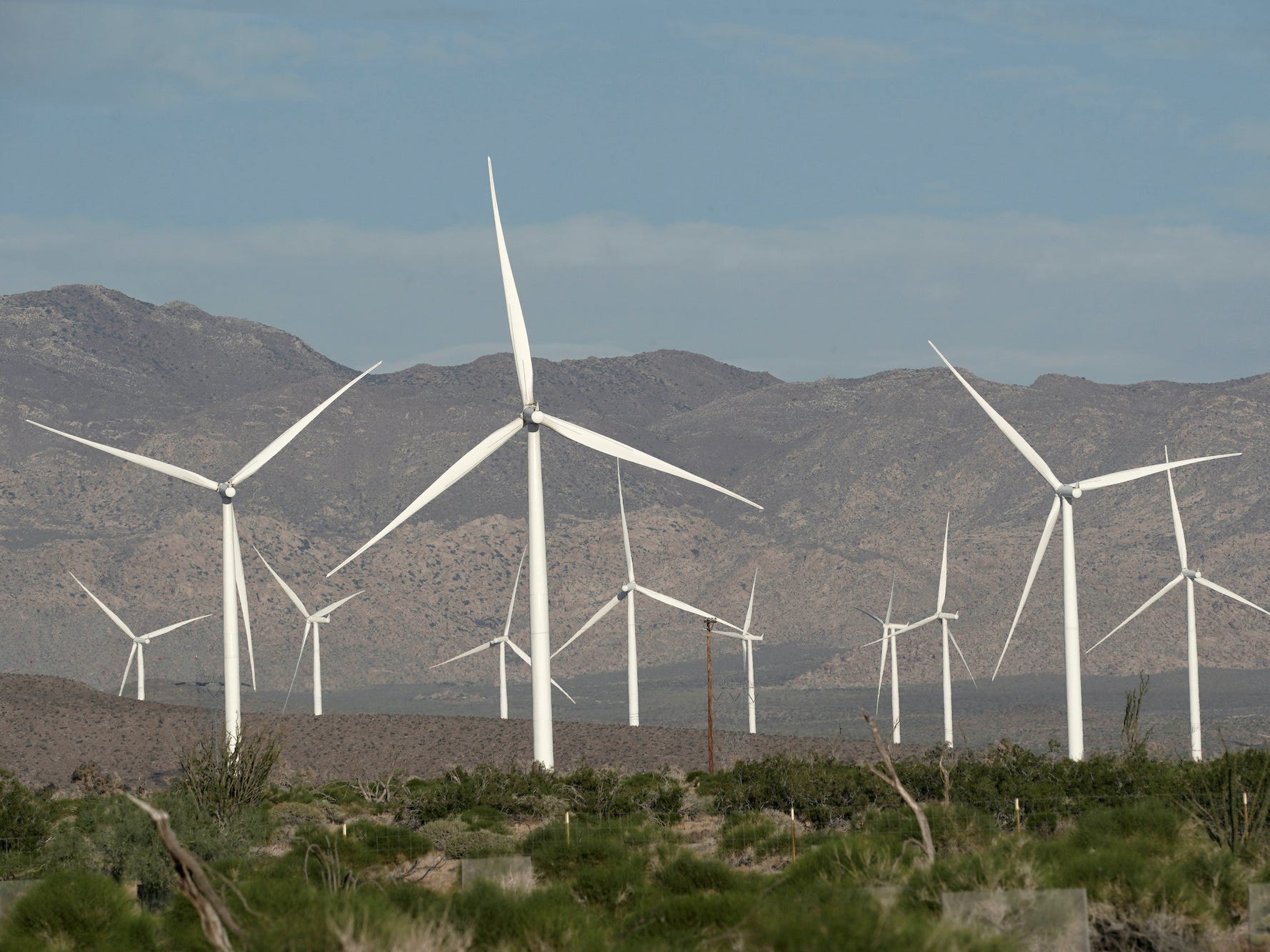 wind turbines