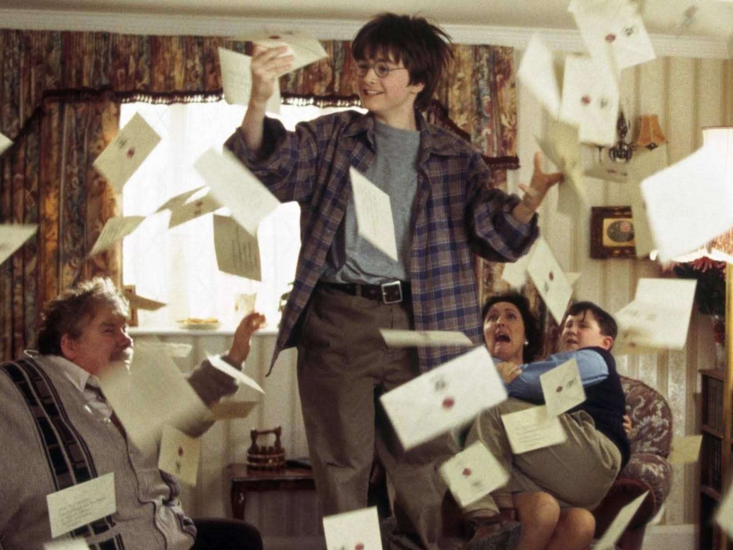 Harry Potter acceptance letter scene Hogwarts