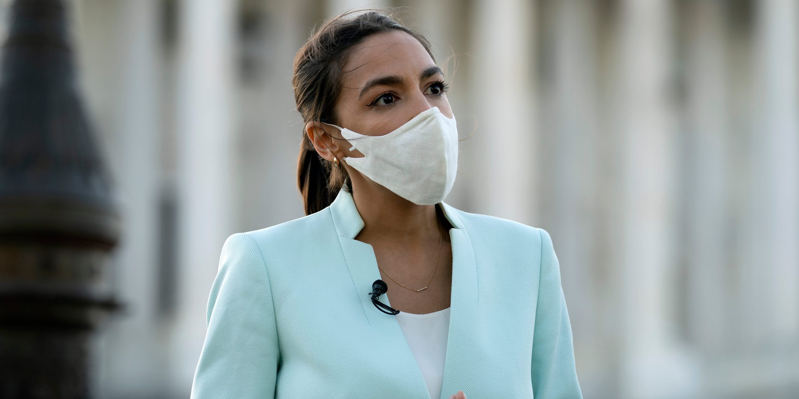 Representative Alexandria Ocasio Cortez Capitol Hill April 2021