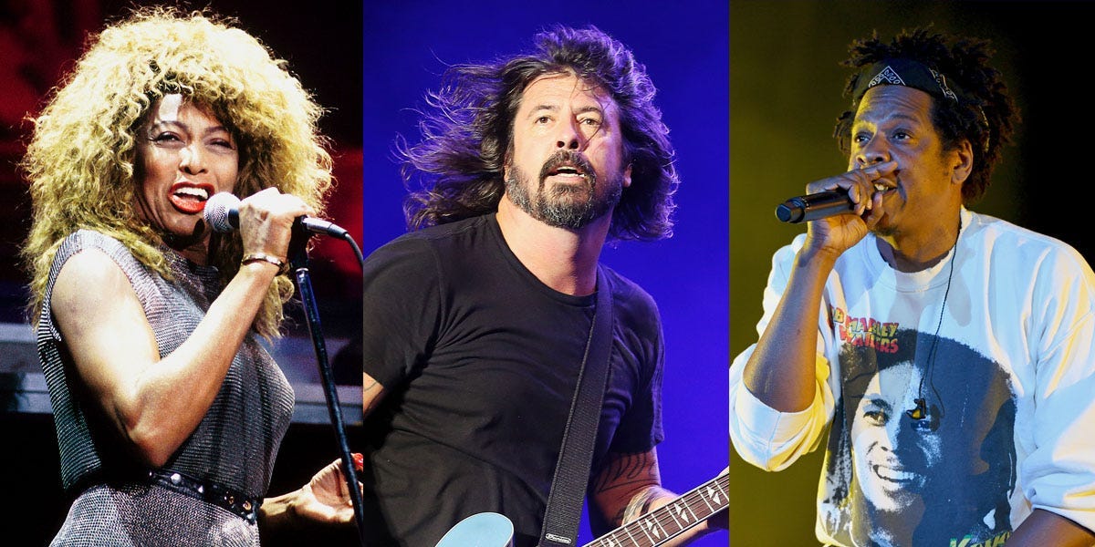 jay z tina turner foo fighters