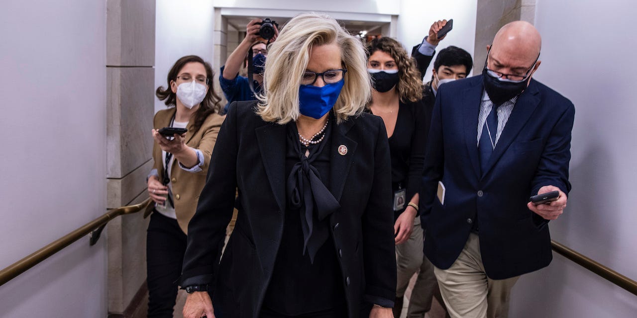 Rep. Liz Cheney was one of 10 House Republicans who voted to impeach former President Donald Trump for inciting the insurrection at the U.S. Capitol.