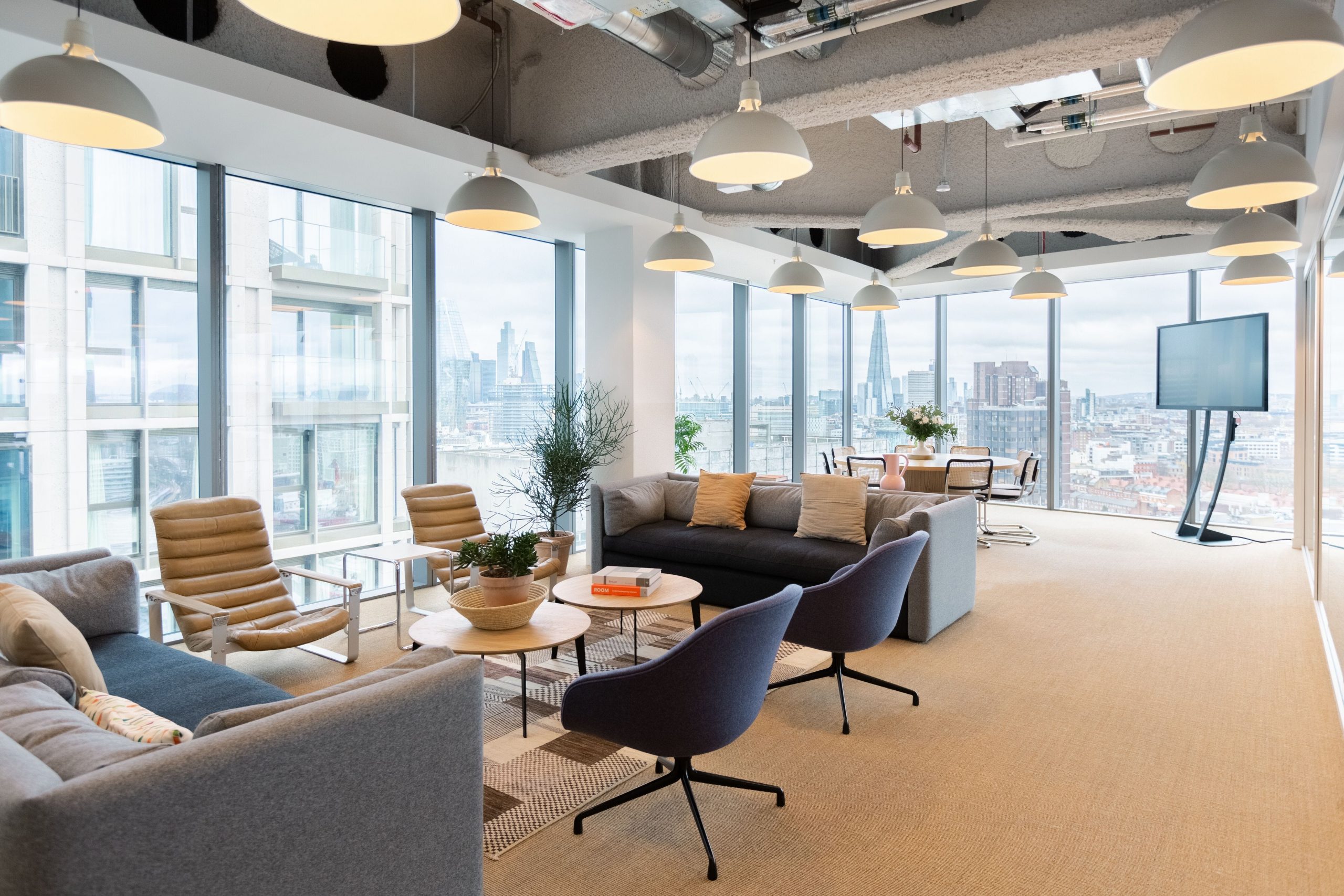 A WeWork collaboration hub in London