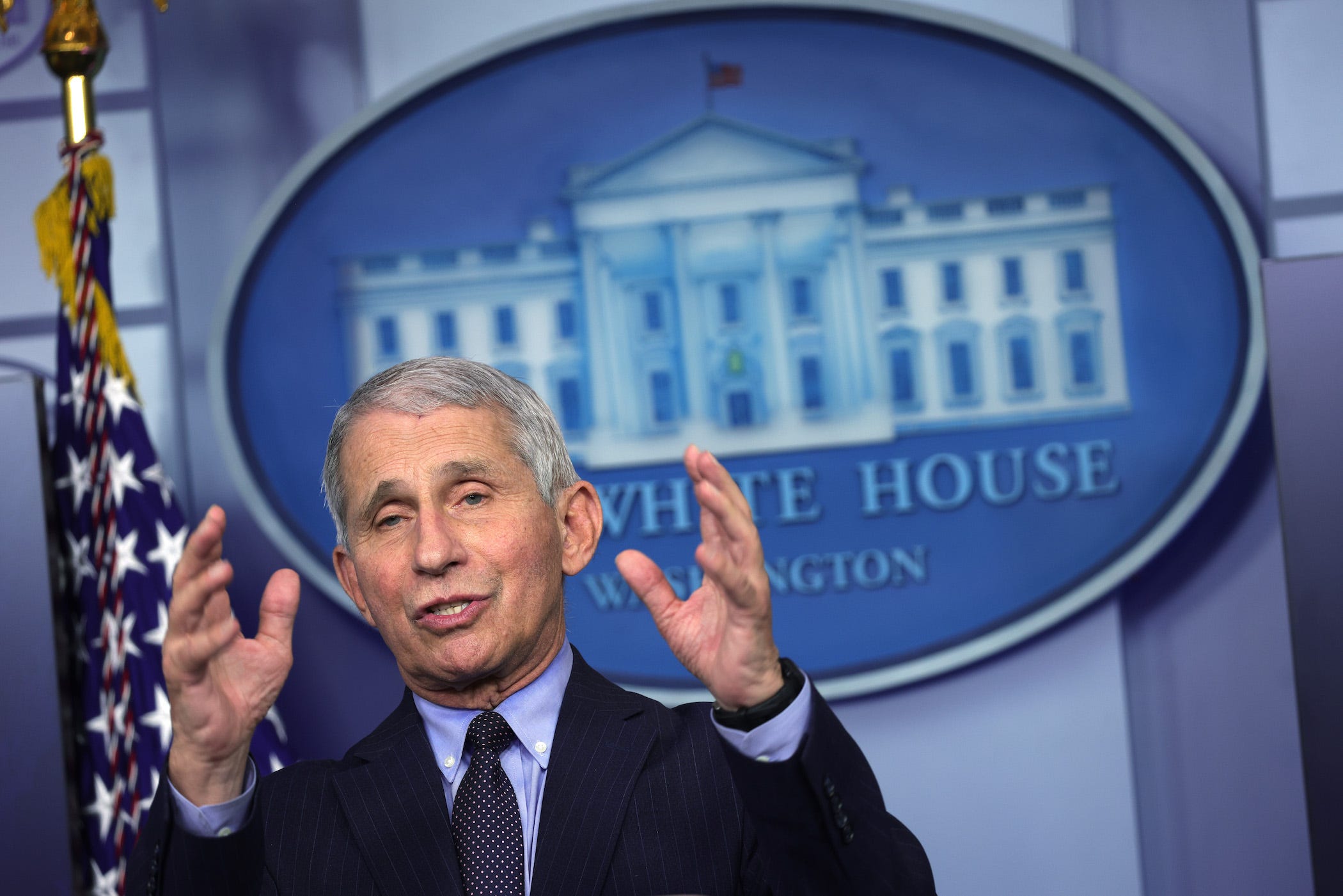 fauci at the white house