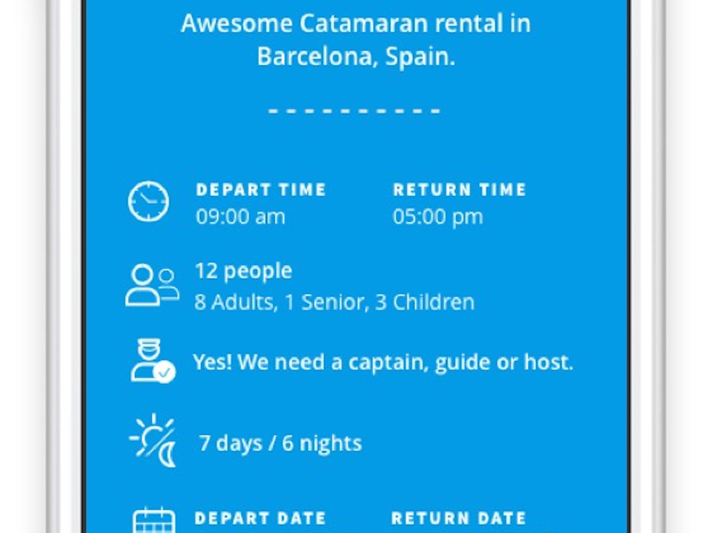 GetMyBoat's iOS app