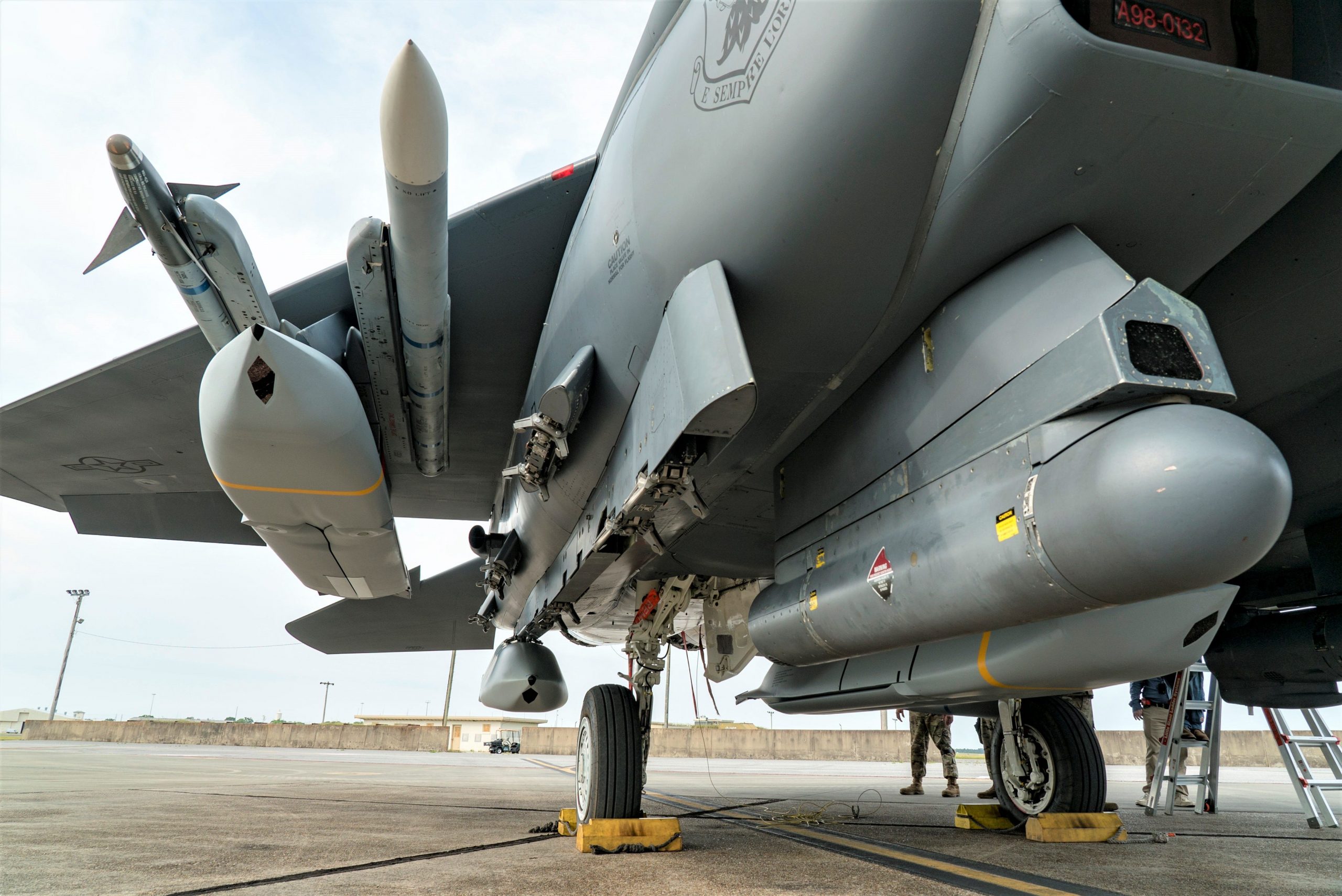 F-15E Strike Eagle in the Project Strike Rodeo loadout