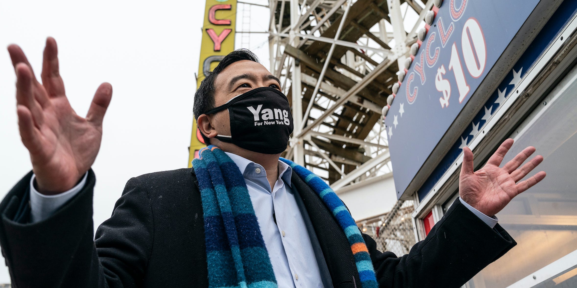 andrew yang coney island