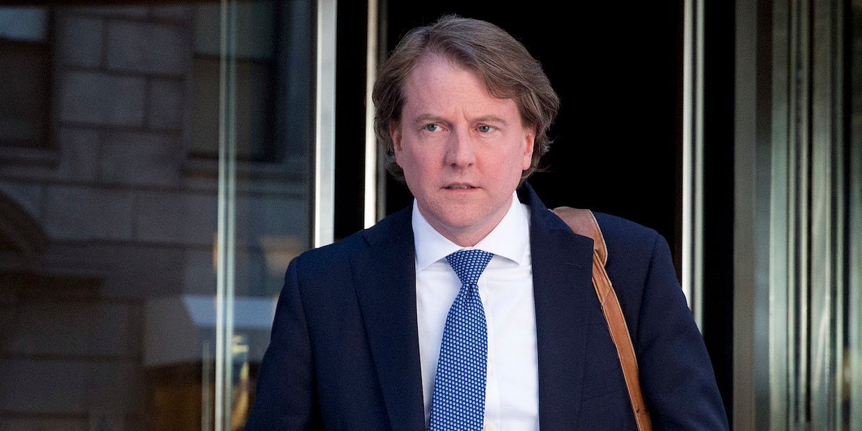 don mcgahn trump lawyher