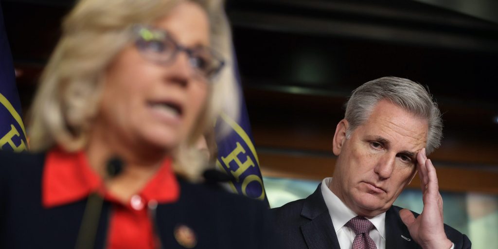 Rep. Liz Cheney Said GOP Leader Kevin McCarthy Is 'not Leading With ...