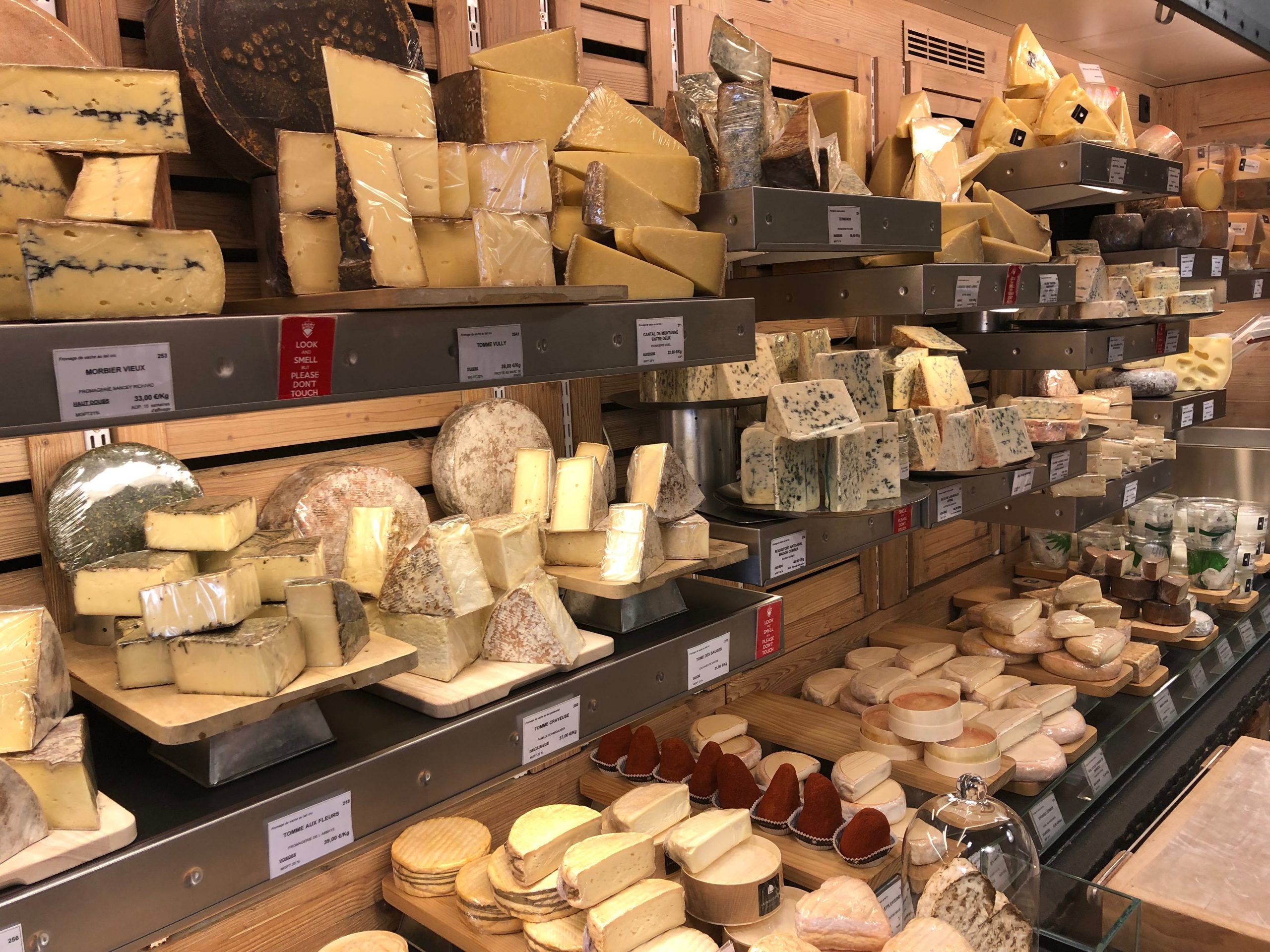 cheese in store