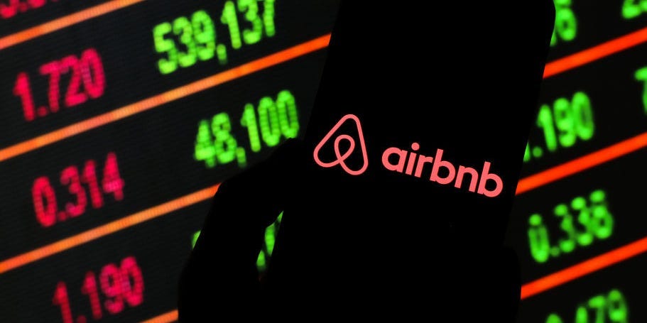 Airbnb Logo+ Stocks