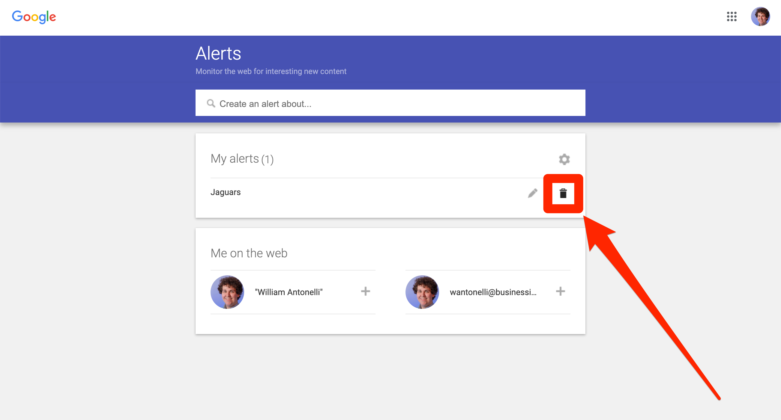 set up google alerts 2