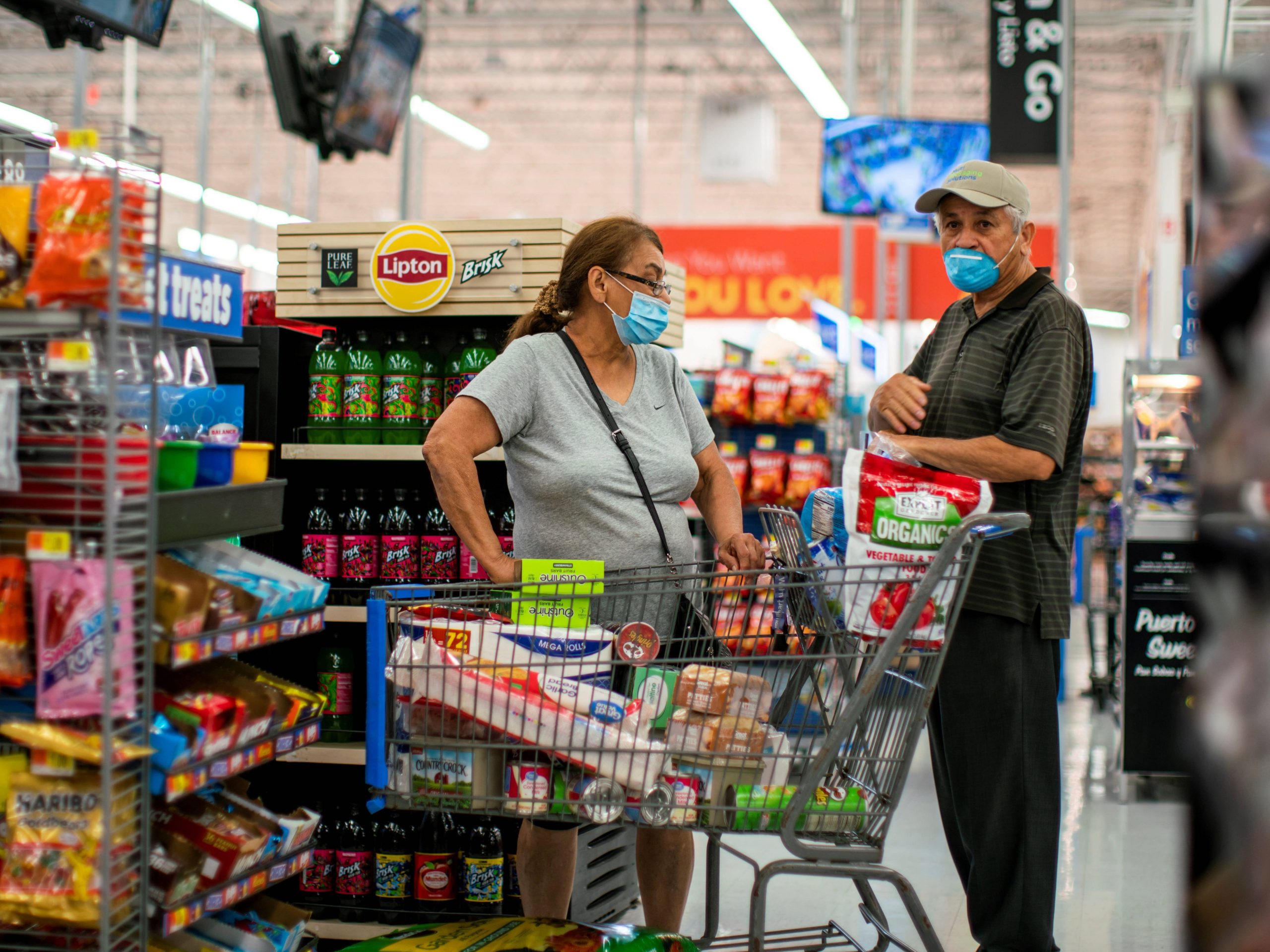 Walmart coronavirus shopping