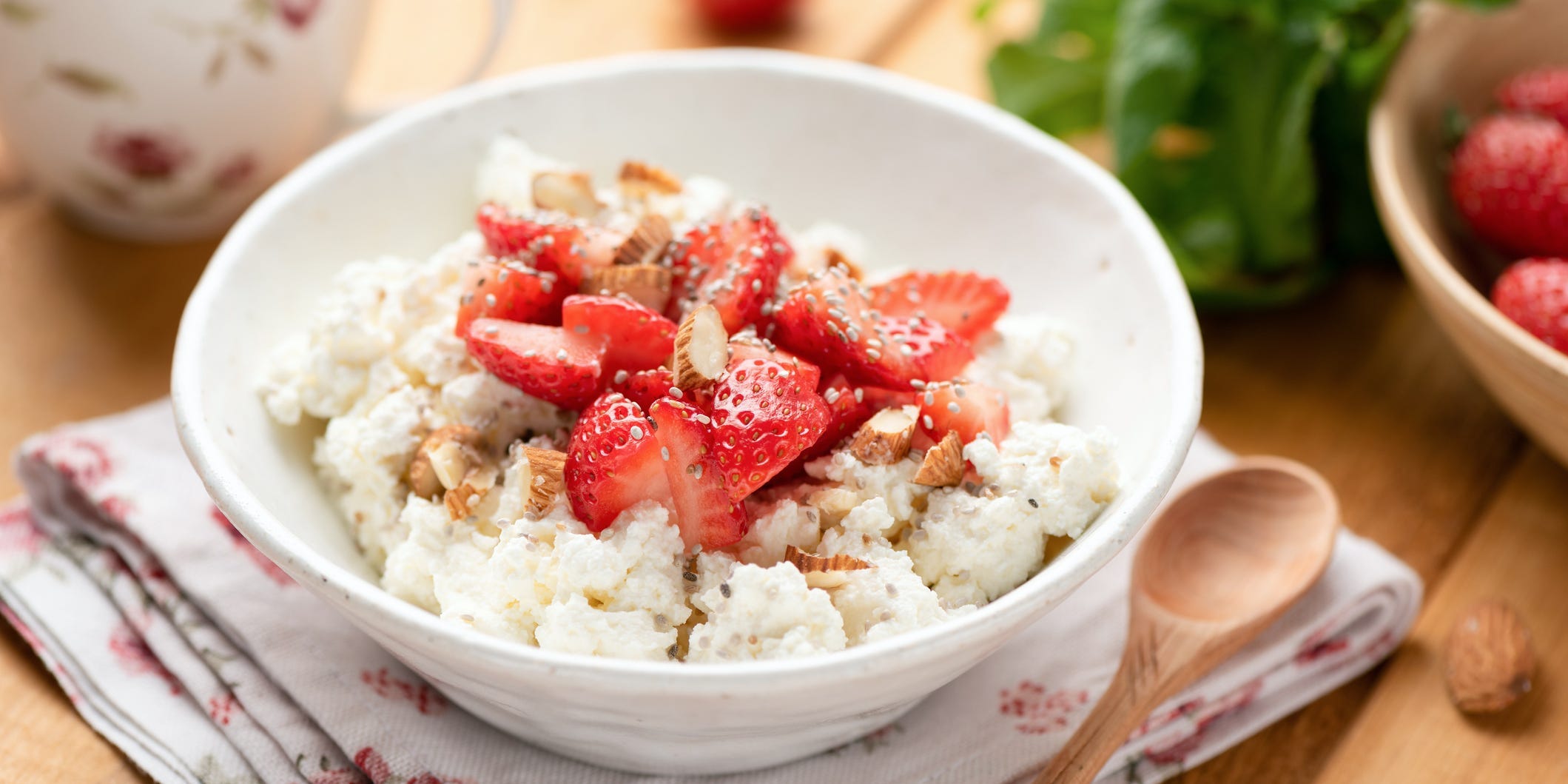 cottage cheese with fruit