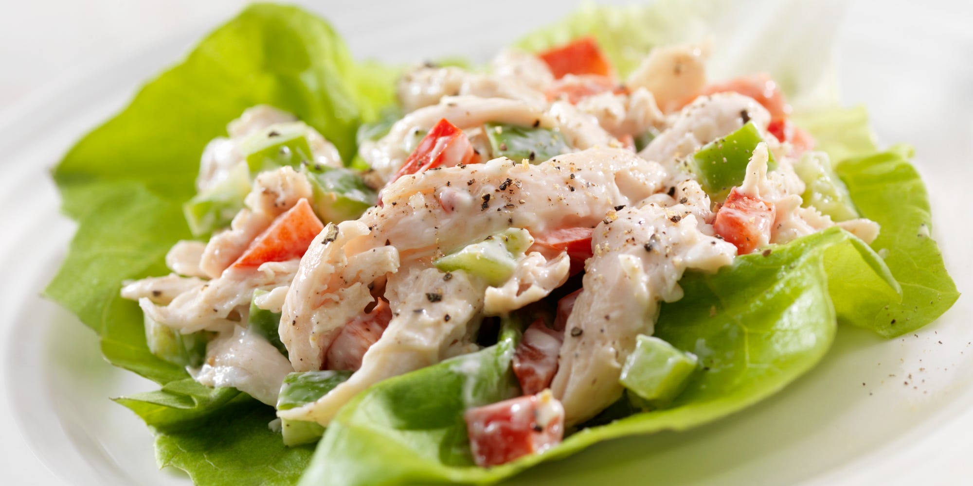 chicken salad lettuce wraps