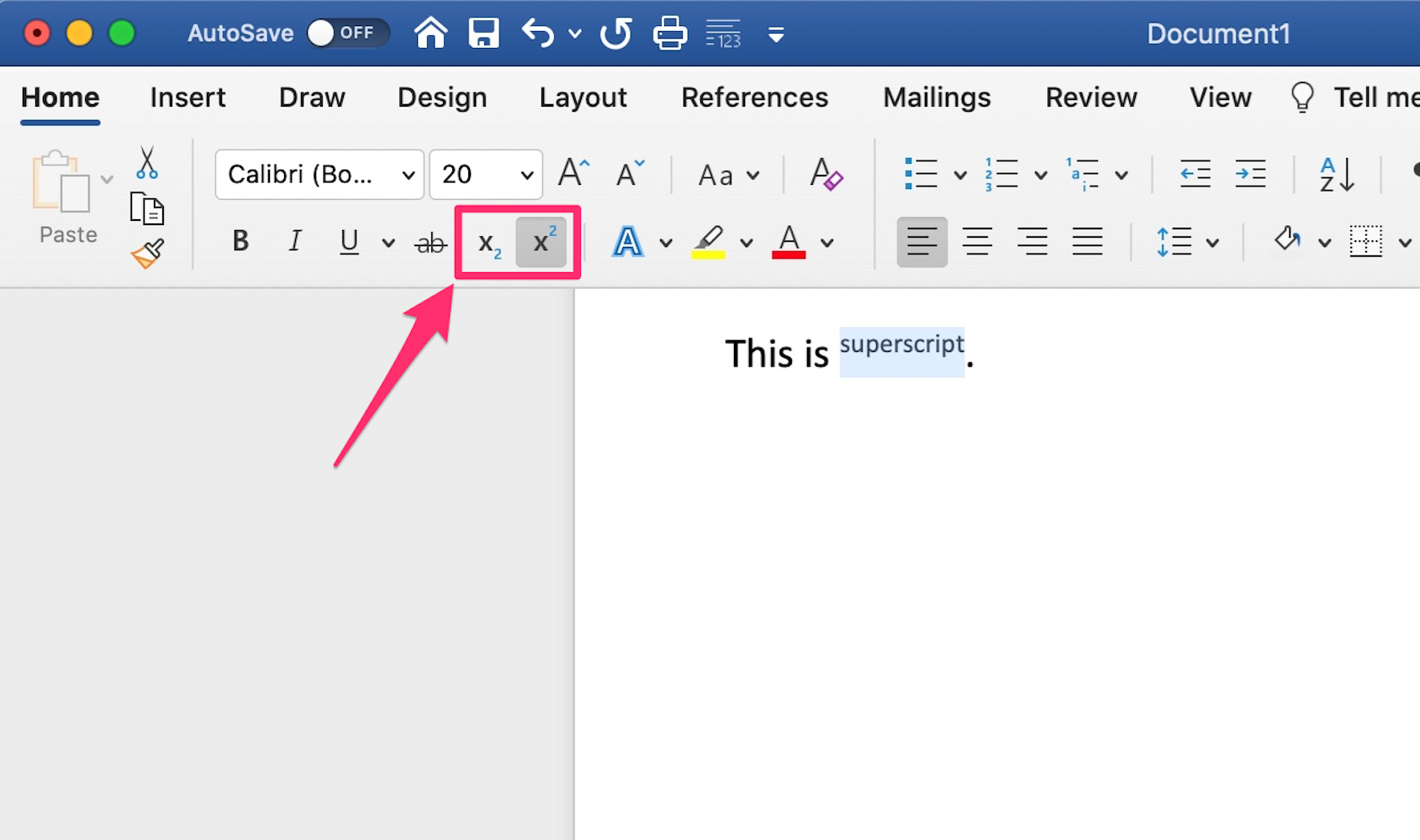 How to add a superscript or subscript in Microsoft Word when you need ...