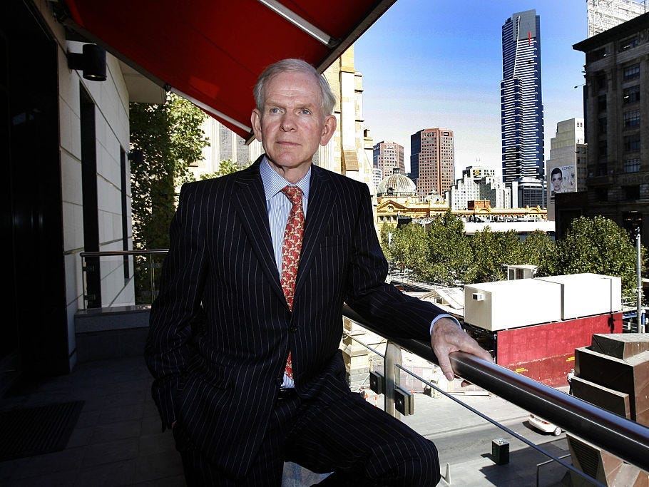 Legendary investor and co-founder of Grantham, Mayo & van Otterloo, Jeremy Grantham