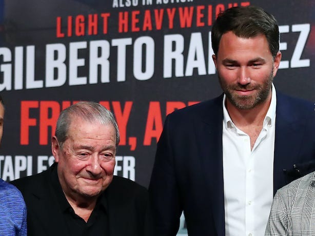 Eddie Hearn and Bob Arum
