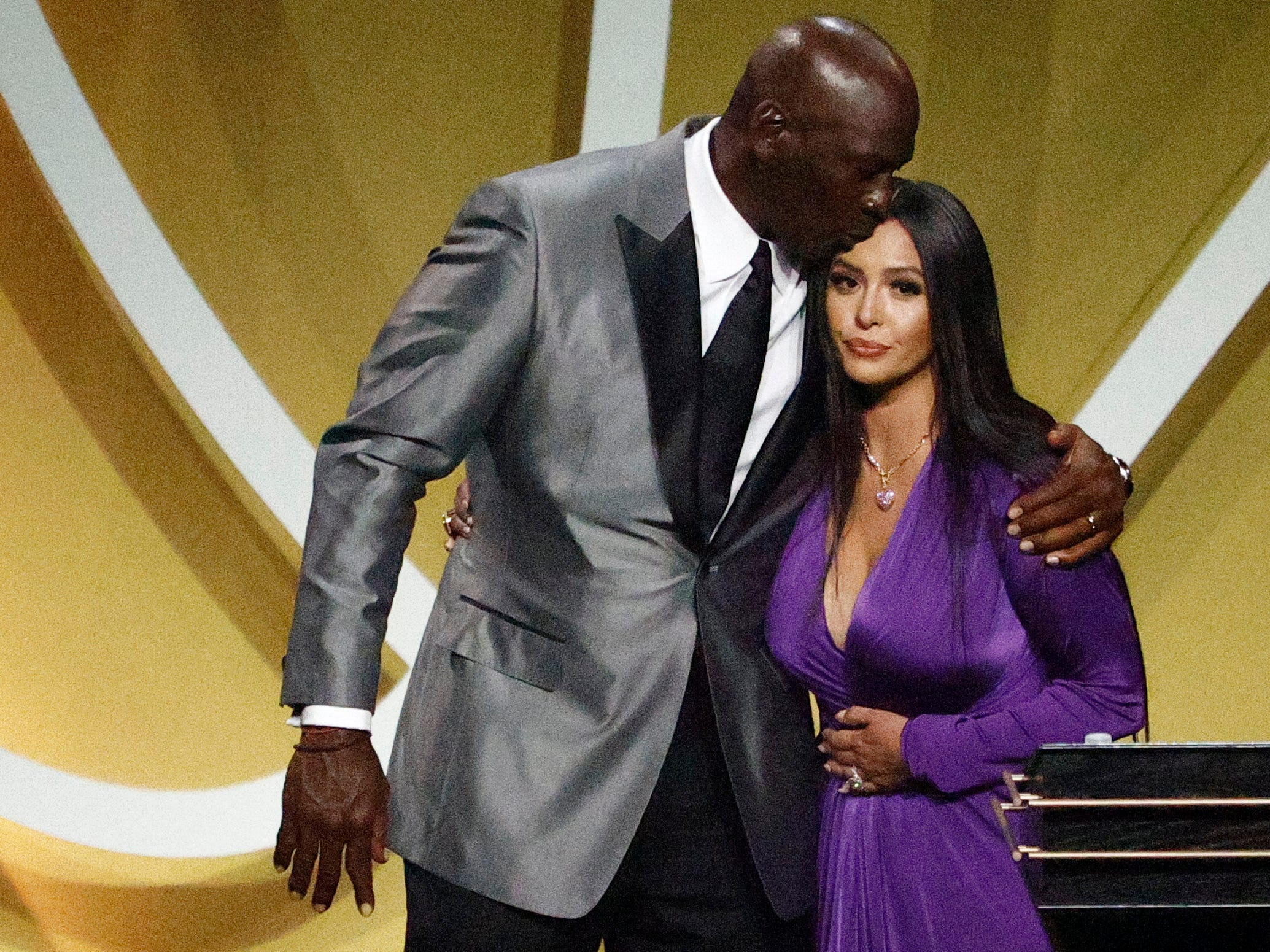 Michael Jordan and Vanessa Bryant